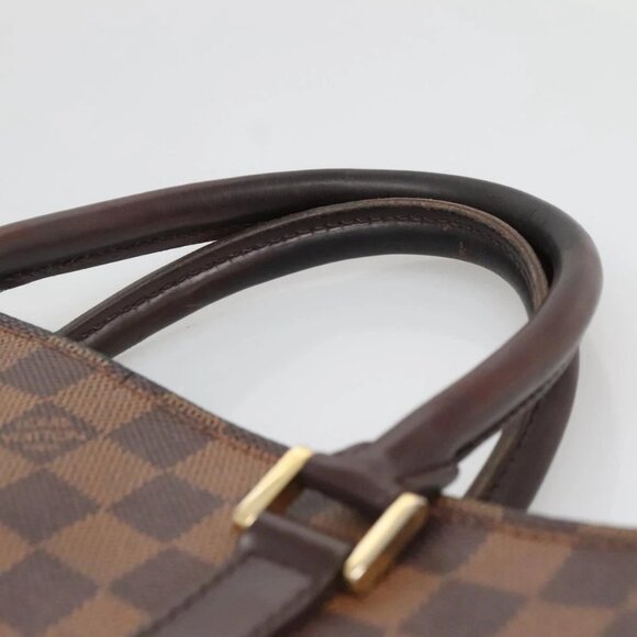 LOUIS VUITTON Damier Ebene Sac Plat Hand Bag N51140 LV Auth 136771 - Picture 9 of 16